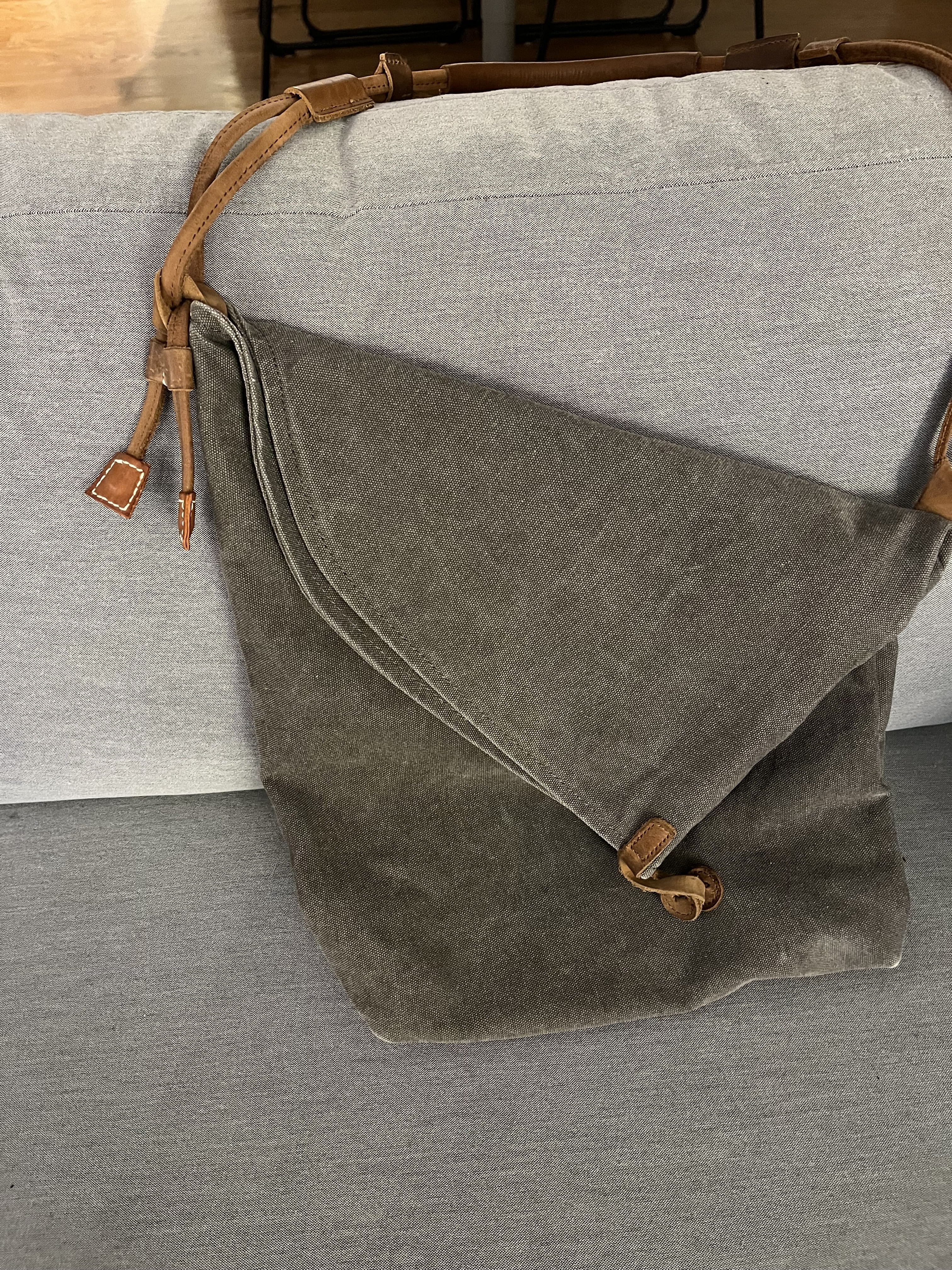 grey bag